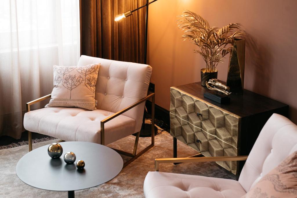 Posezení v ubytování Hotel Britannique