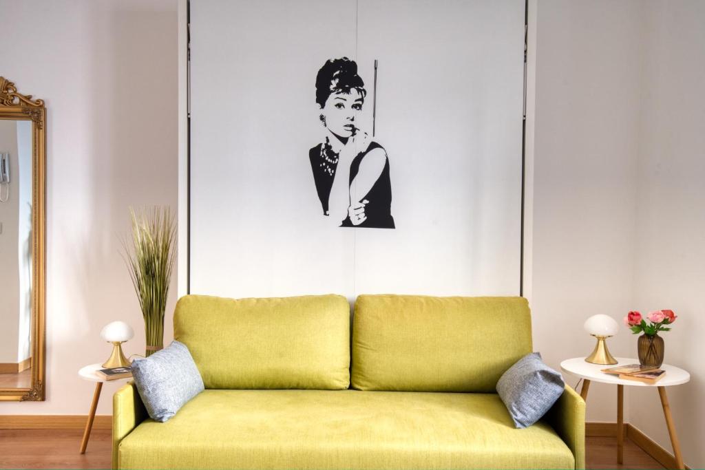 Posezení v ubytování CaseOspitali - Casa Diva, monolocale in centro storico