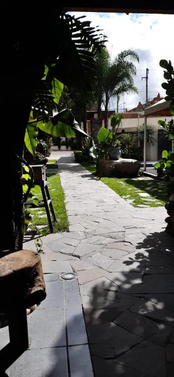 Zahrada ubytování Cabañas La Finca