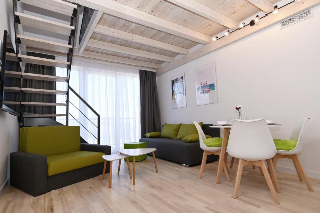 Posezení v ubytování Apartament Nadmorskie Wzgórze