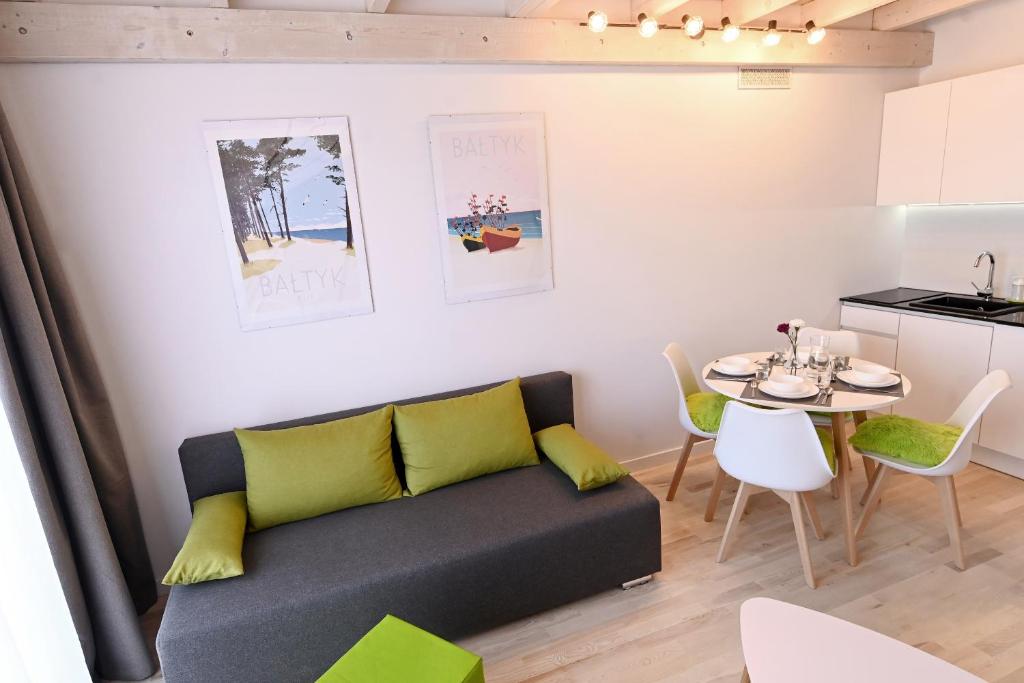 Posezení v ubytování Apartament Nadmorskie Wzgórze