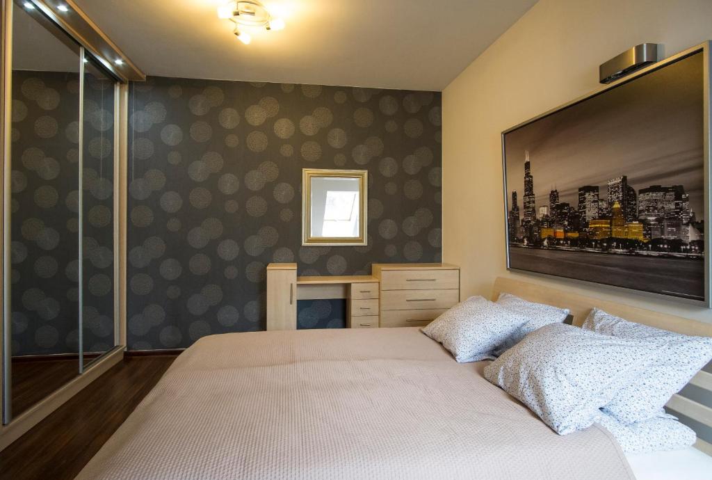 Posteľ alebo postele v izbe v ubytovaní Prestige Apartamenty Stara Polana & SPA2