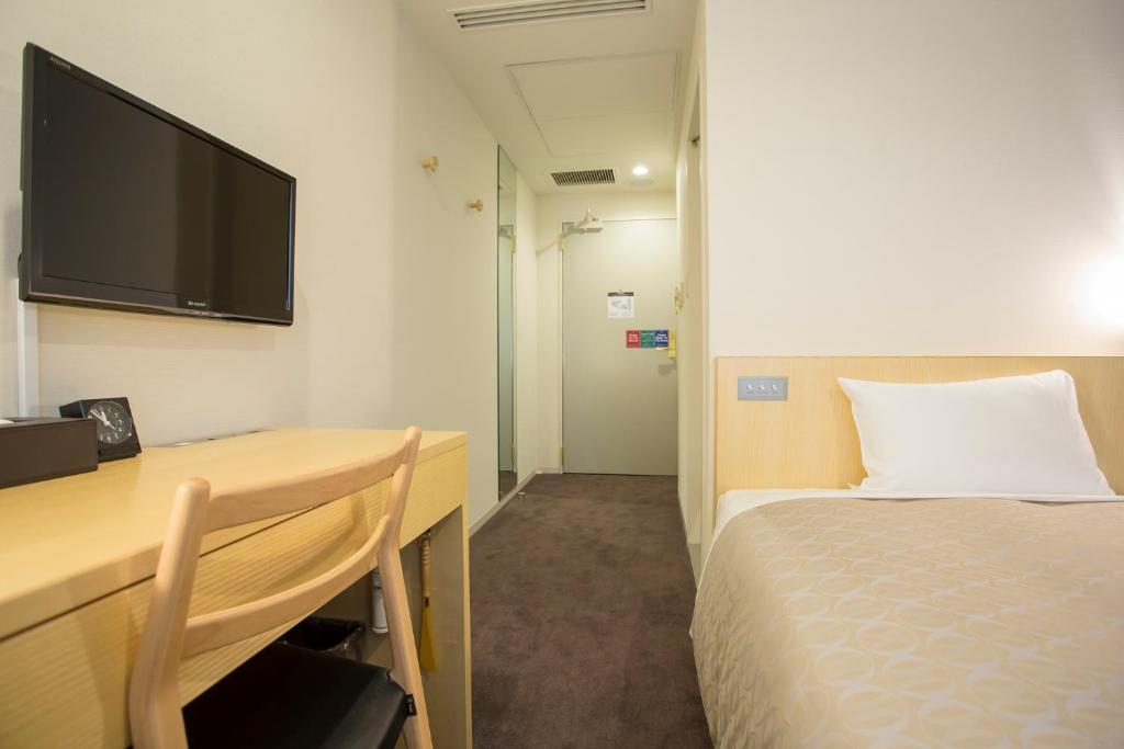 TV a/nebo společenská místnost v ubytování Hotel Asia Center of Japan