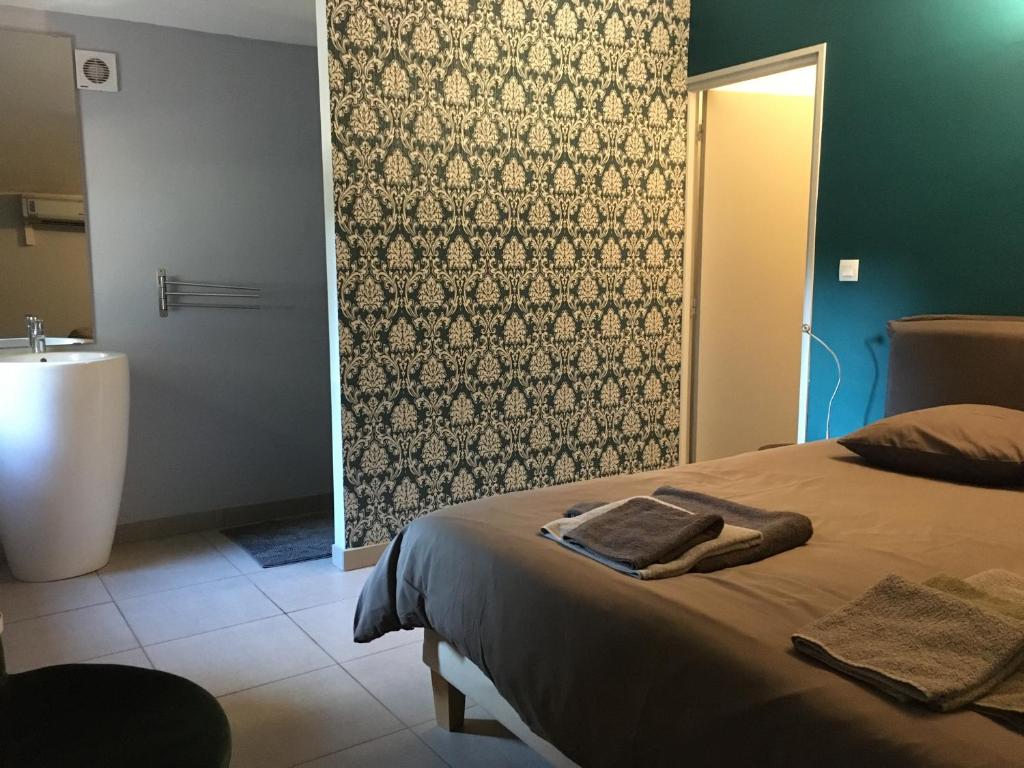 Postel nebo postele na pokoji v ubytování Villa Cote d'Asoet