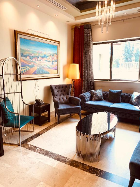 Posezení v ubytování National Hotel - Jerusalem