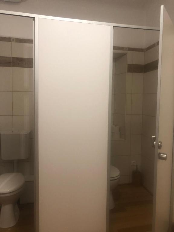 Koupelna v ubytování Apartment zur Brücke
