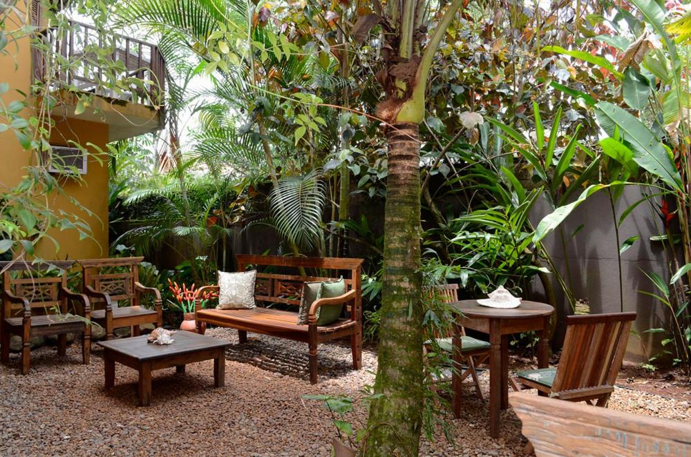 Um jardim em Pousada Moryba