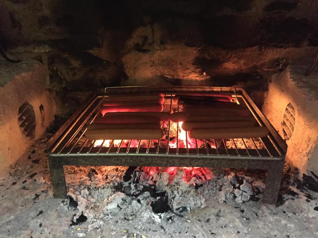 Gril dostupný pro hosty v bed and breakfast