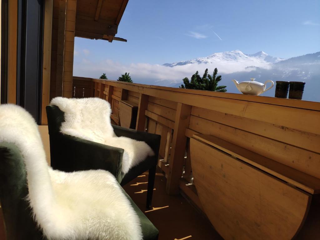 Posezení v ubytování Chalet Sonnberg