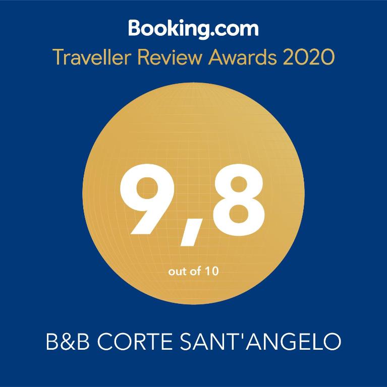 Certifikát, hodnocení, plakát nebo jiný dokument vystavený v ubytování B&B CORTE SANT'ANGELO