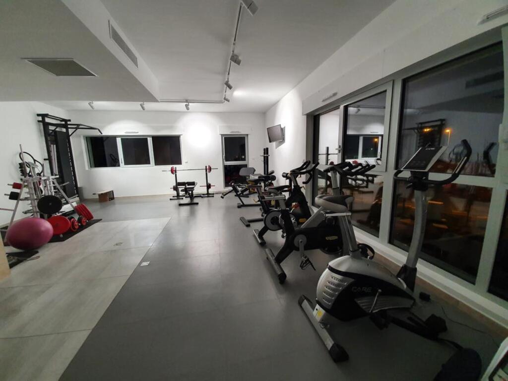 Fitness centrum a/nebo fitness zařízení v ubytování Berg'hotel