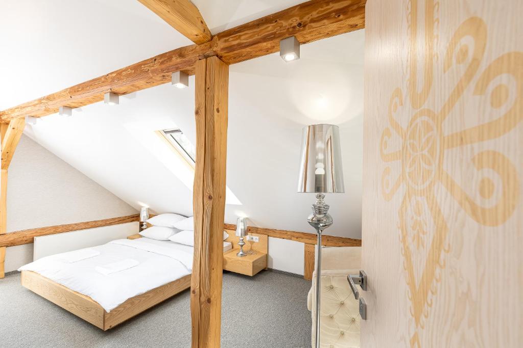 Легло или легла в стая в Rezydencja Spisz- dom 12 osób, podgrzewany basen, sauna, jacuzzi- velo Dunajec, Pieniny