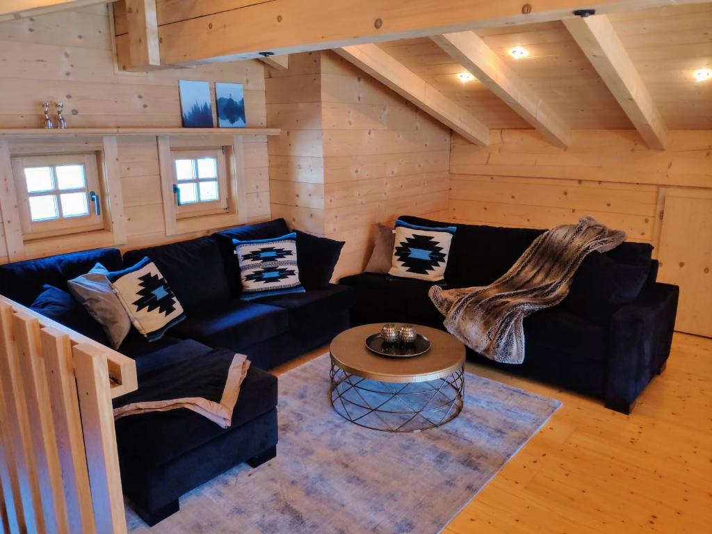 Posezení v ubytování Chalet Sonnberg