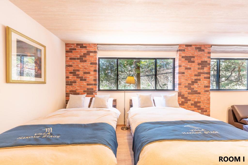 Postel nebo postele na pokoji v ubytování VILLA HAKONE STAGE