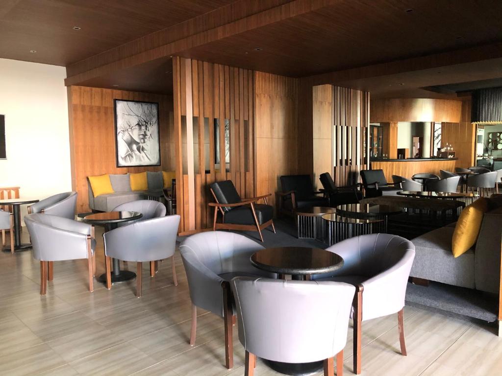 Posezení v ubytování Hotel Real de Minas Bajio