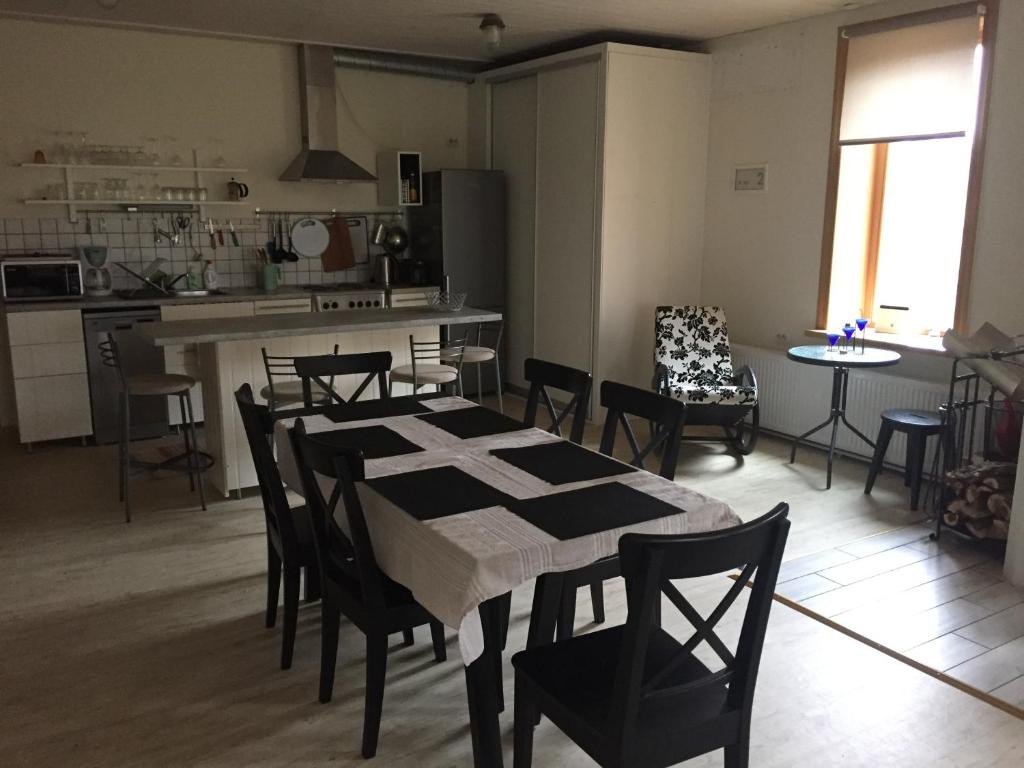 Kuchyň nebo kuchyňský kout v ubytování Mokko Lakehouse