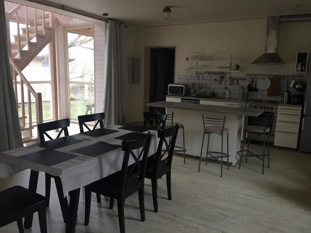 Kuchyň nebo kuchyňský kout v ubytování Mokko Lakehouse