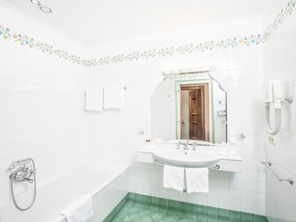 Koupelna v ubytování Hotel Tiefenbrunner