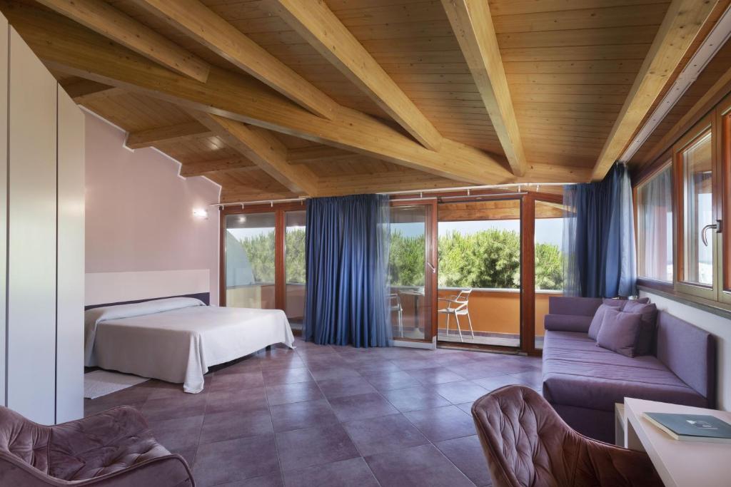 Posezení v ubytování Hotel Al Gabbiano