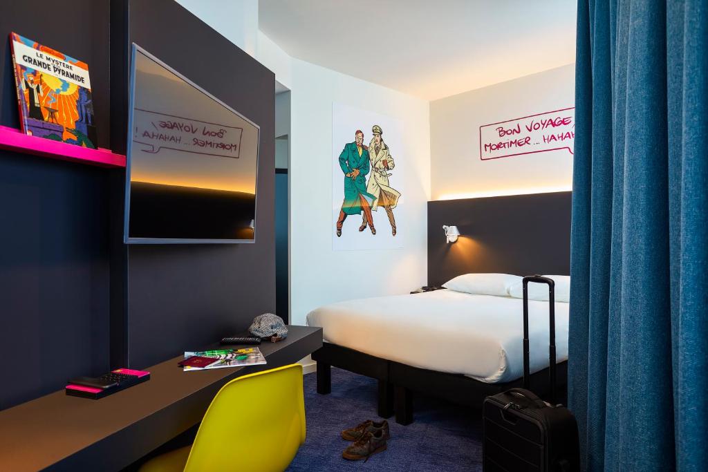 Voodi või voodid majutusasutuse ibis Styles Liege Guillemins toas