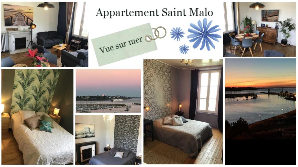 サン・マロにあるBel appartement vue mer Saint-Maloのホテルの写真集