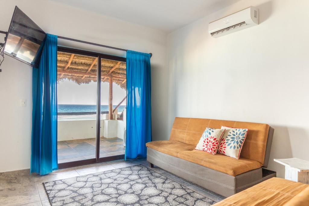 Posezení v ubytování Hotel Blue Reef frente al mar