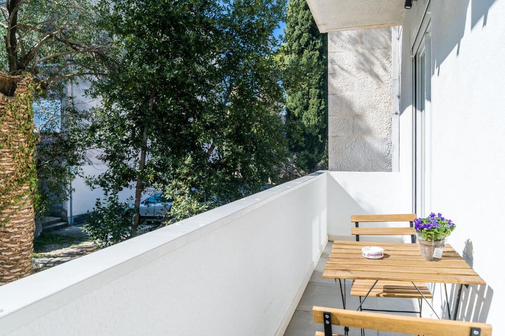 Balkón nebo terasa v ubytování Lapad bay luxury apartment