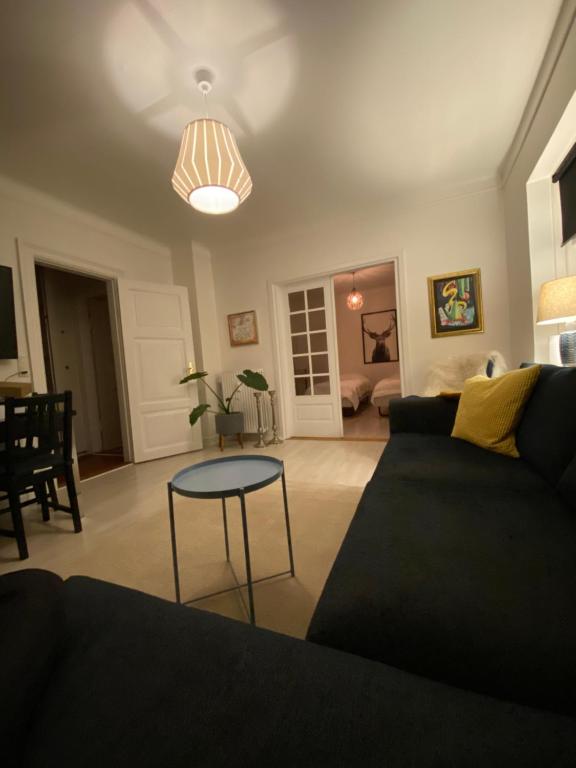 Posezení v ubytování Cozy apartment In hjørring C