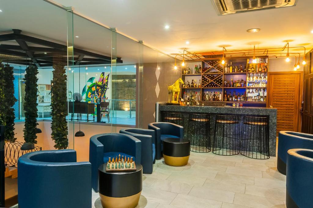 Lounge nebo bar v ubytování Hotel Real Maestranza
