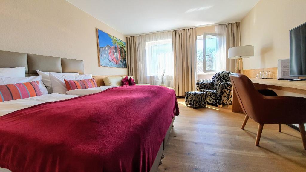 TV a/nebo společenská místnost v ubytování Maxhotel