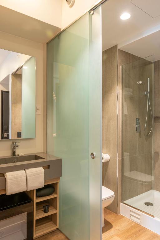 Koupelna v ubytování Hotel Nodo - El hotel que respira