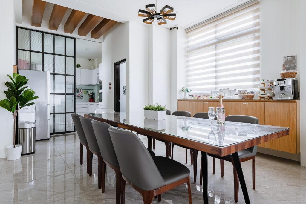 Χώρος καθιστικού στο ChingTian YunShe Homestay