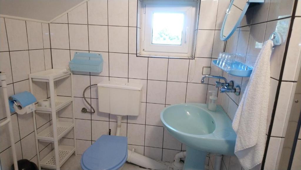 Koupelna v ubytování Zajazd Ustronie