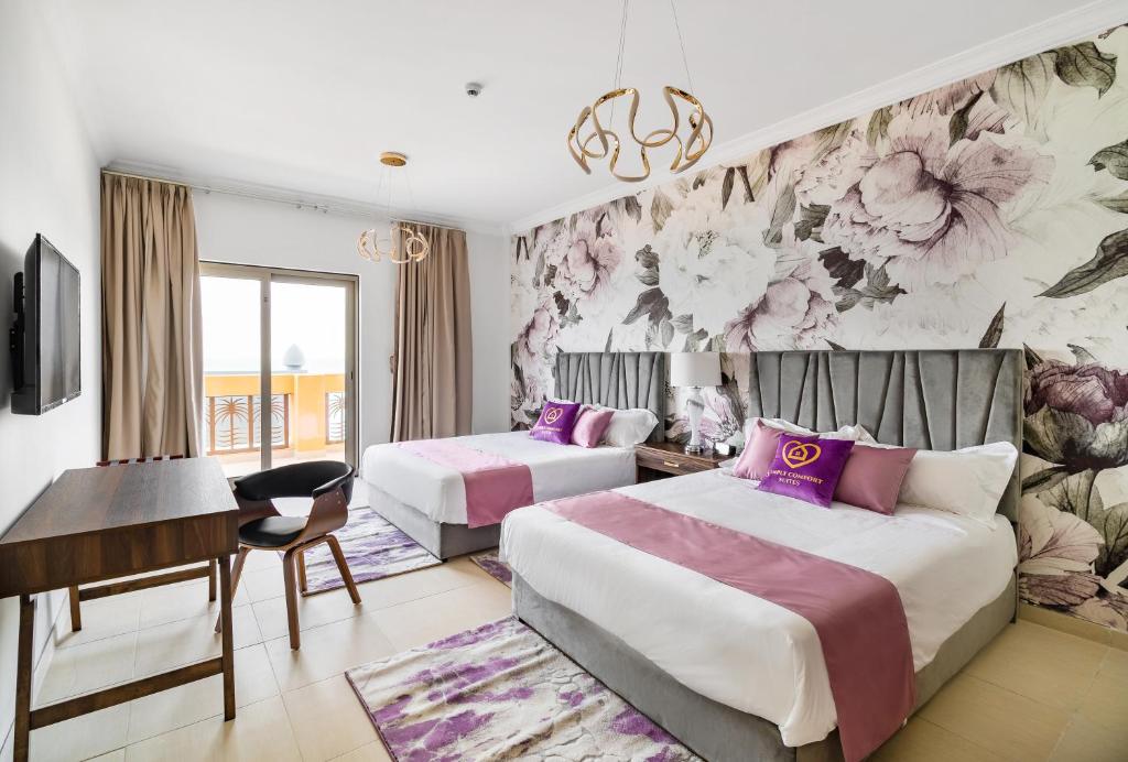 GLOBALSTAY at Palm Jumeirah Beachfront Paradise with Pool and Gym - Appartement De Deux Chambres