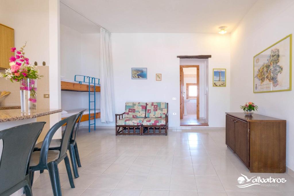 Posezení v ubytování Residence Albatros
