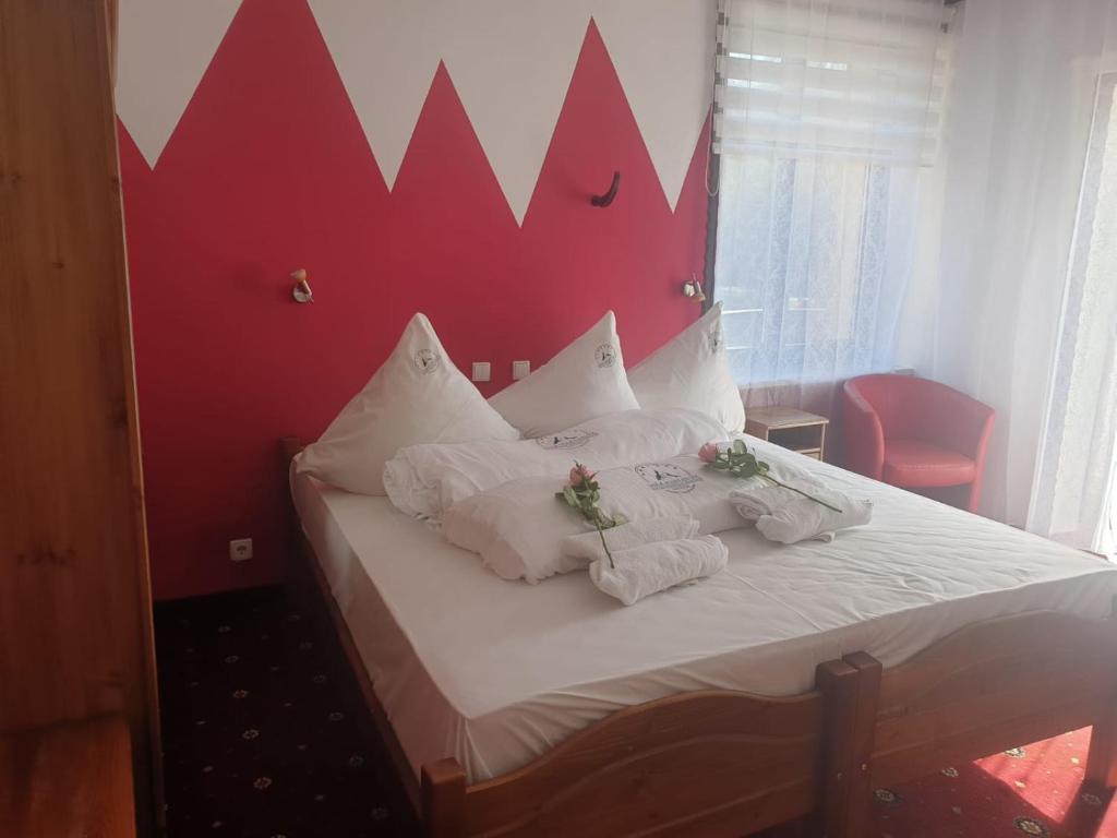 Posteľ alebo postele v izbe v ubytovaní Wisła Mountain SPA