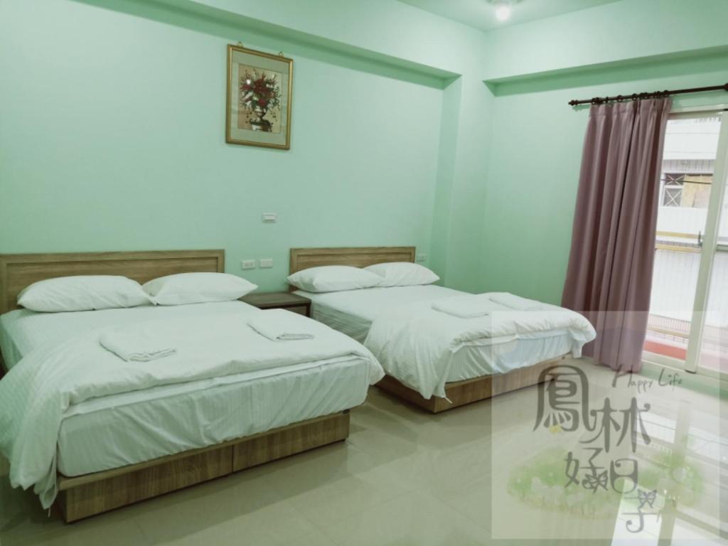 鳳林好日子 - Habitación Cuádruple Con Balcón