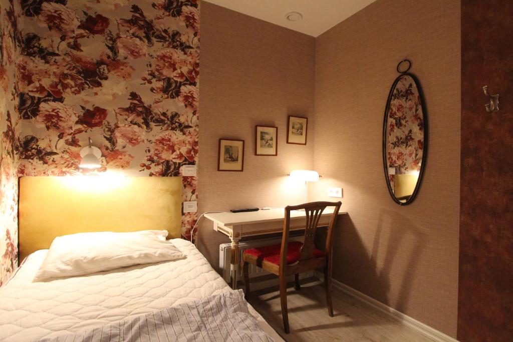 Postel nebo postele na pokoji v ubytování Skanstulls Boutique Hostel