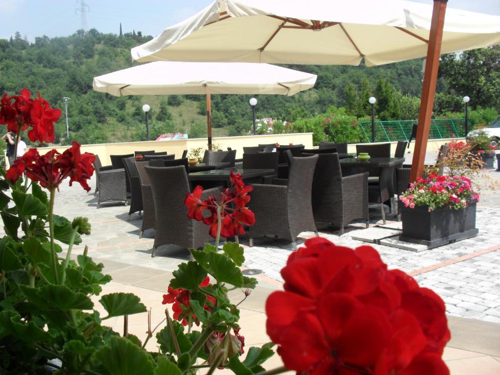 A garden outside Eurocongressi Hotel