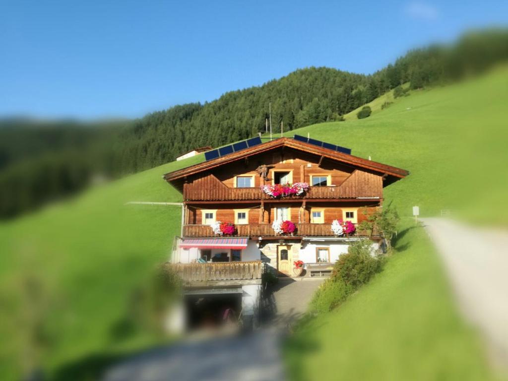 una casa in mezzo a una verde collina di Rossruckhof a Rohrberg