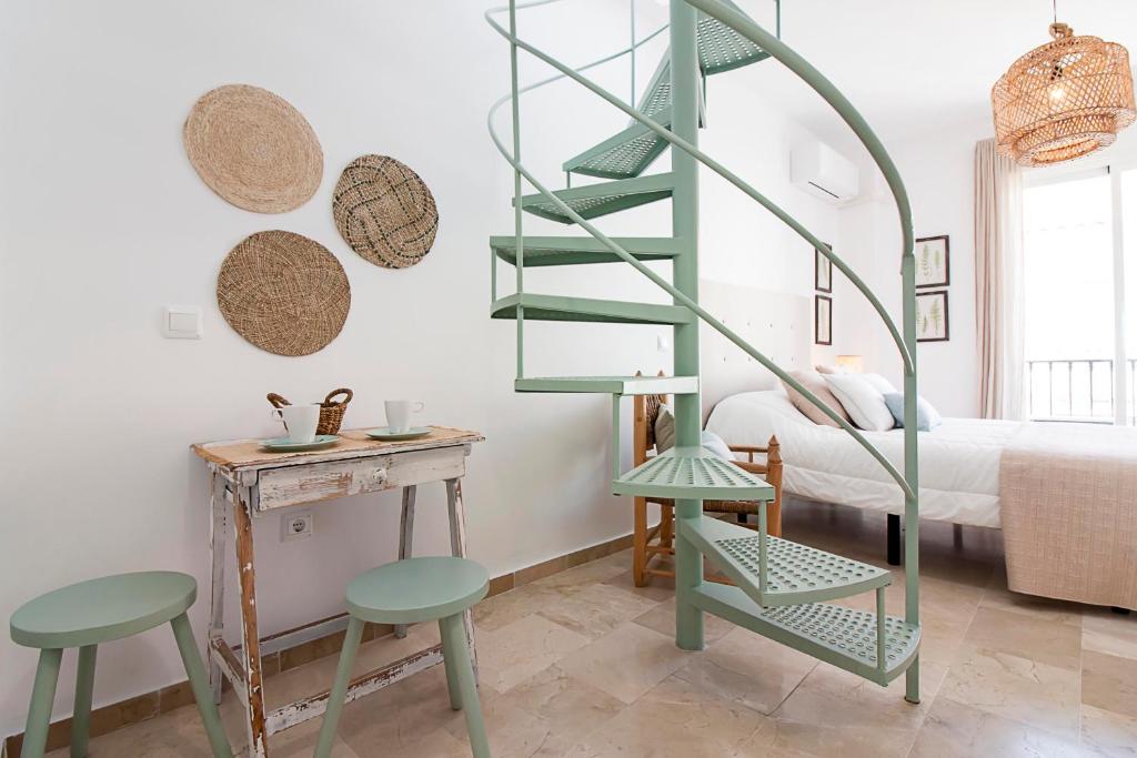 Posteľ alebo postele v izbe v ubytovaní Cervantes FreshApartments