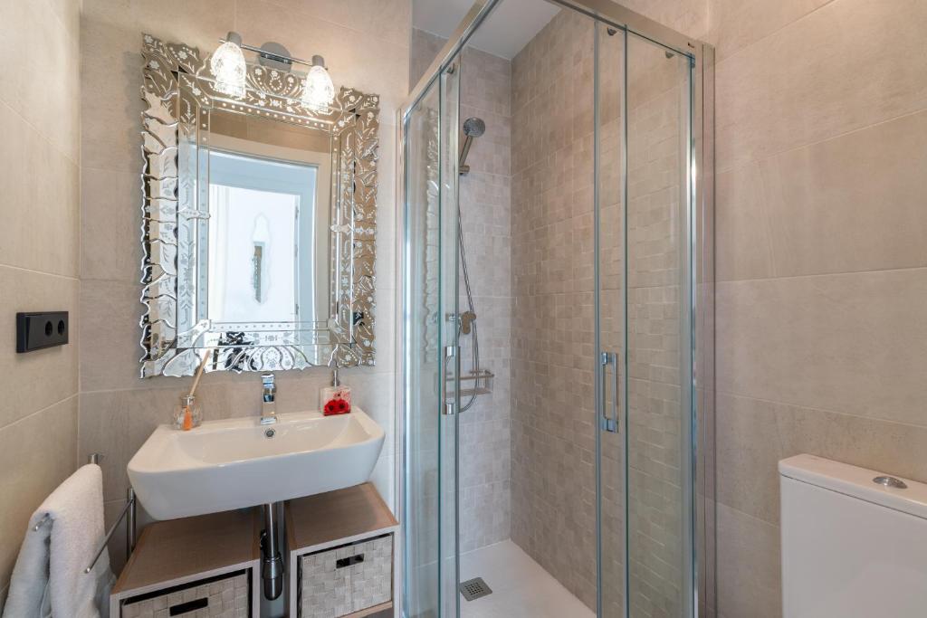 Koupelna v ubytování Veoapartment San Lorenzo