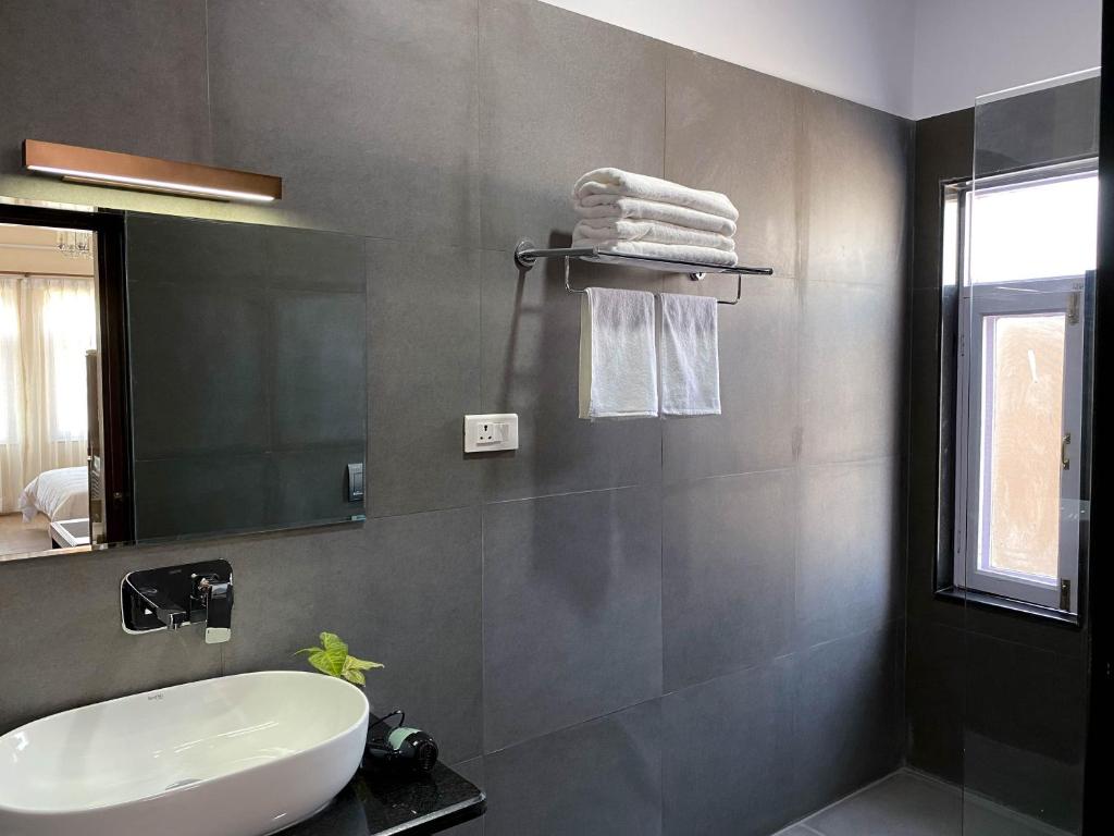 Koupelna v ubytování Kibu Home