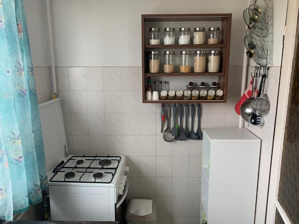 Kuchyňa alebo kuchynka v ubytovaní Apartment Simon
