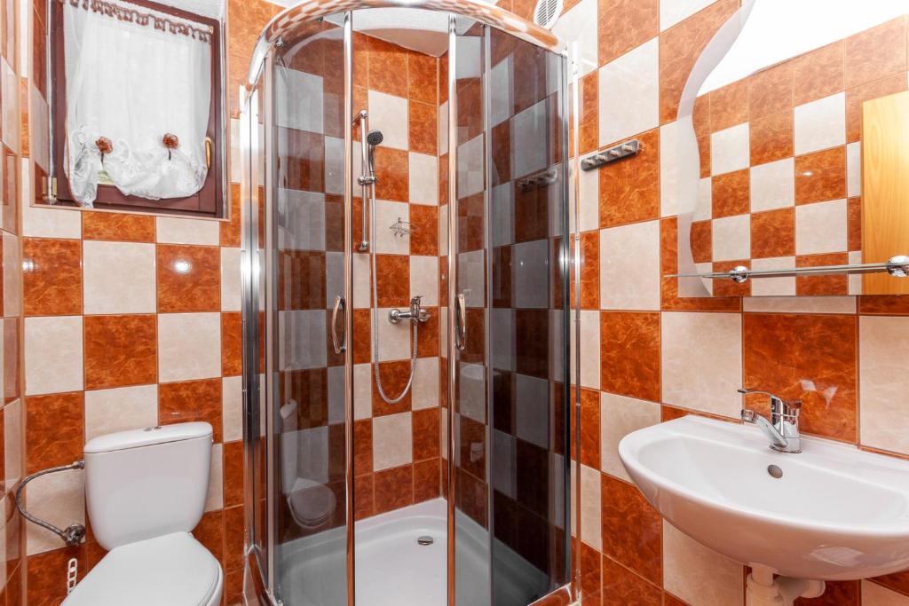 Koupelna v ubytování Goralturist