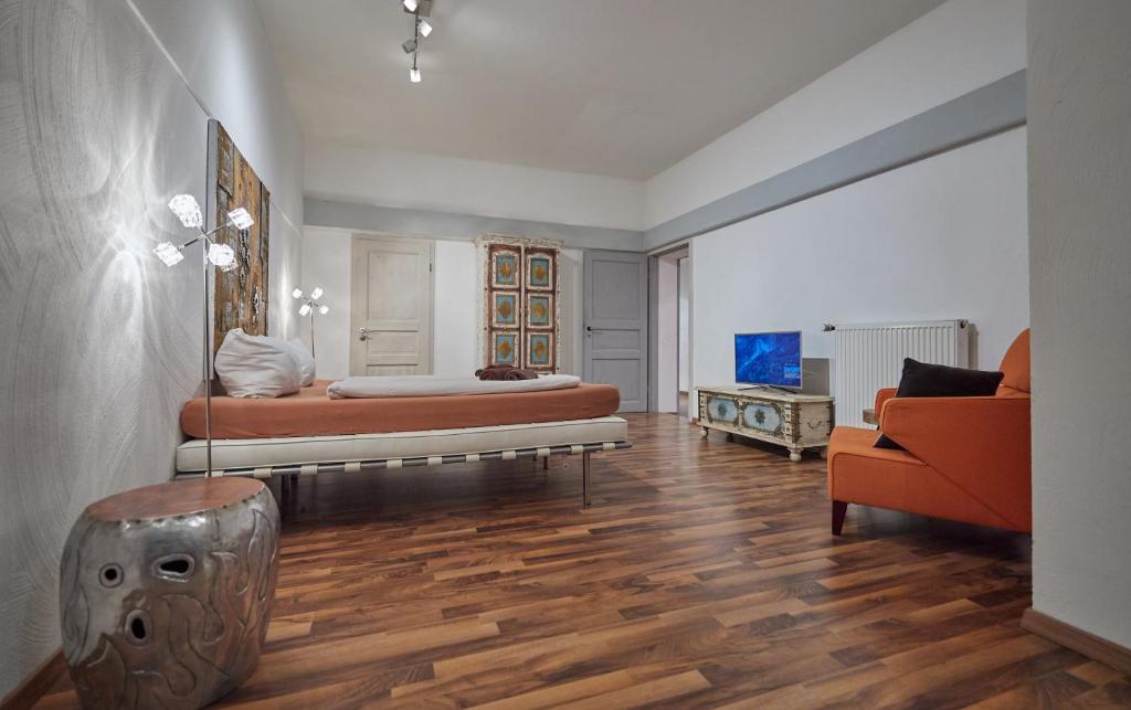 Postel nebo postele na pokoji v ubytování Strandhotel Weißer Berg