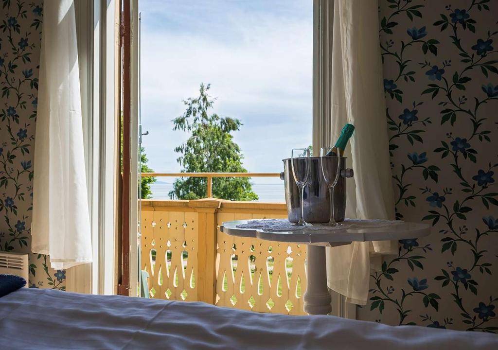 Balkón nebo terasa v ubytování Hotel Bellevue