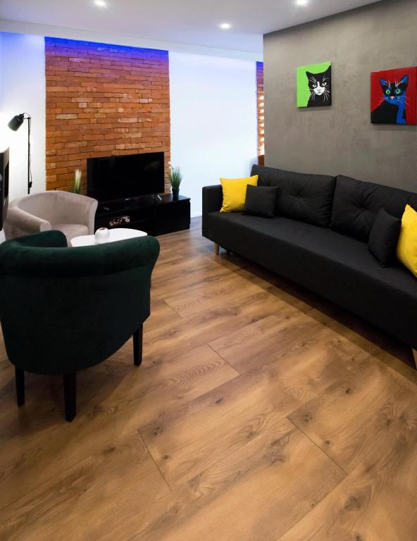 Posezení v ubytování Apartament Gosia