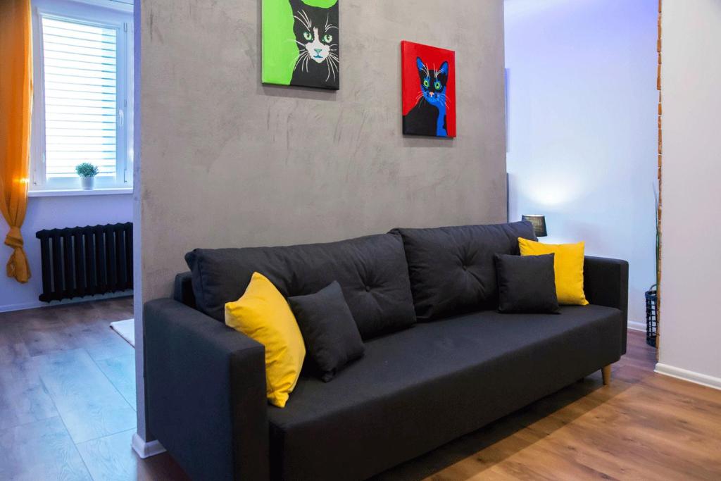 Posezení v ubytování Apartament Gosia