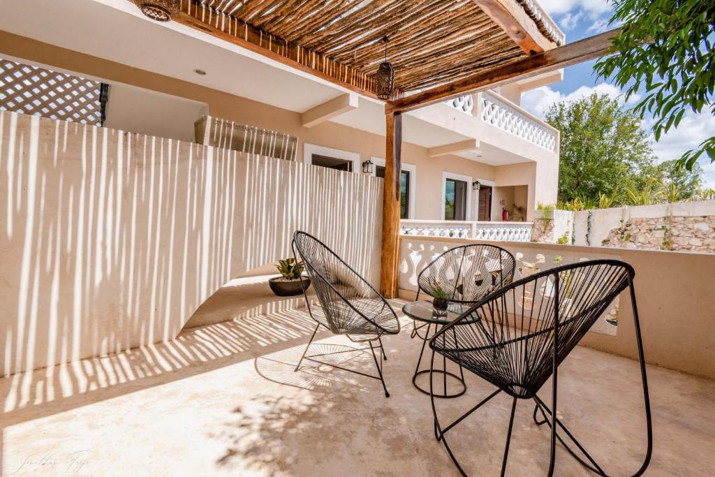 Balkón nebo terasa v ubytování Hotel Colonial Zaci by GuruHotel